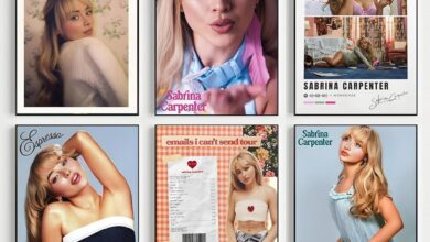 Sabrina Carpenter Vinyl Poster