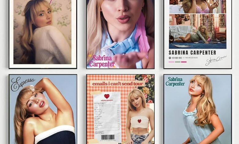 Sabrina Carpenter Vinyl Poster