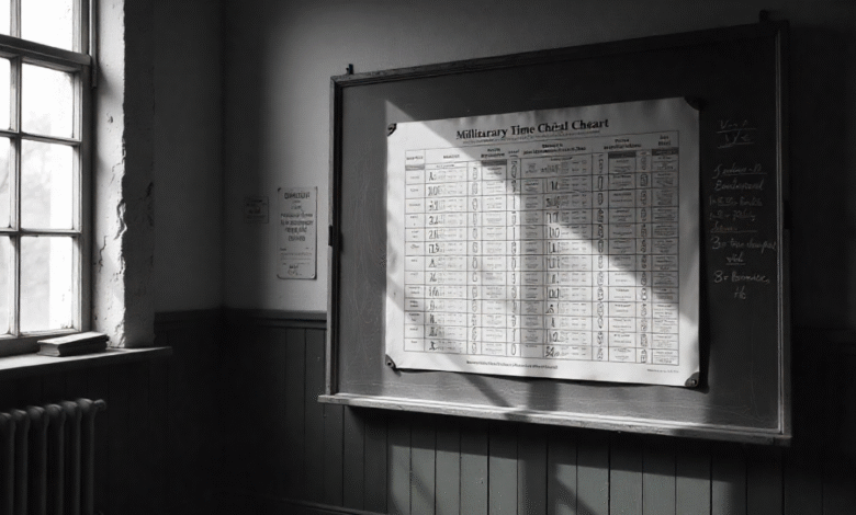 Military Time Chart