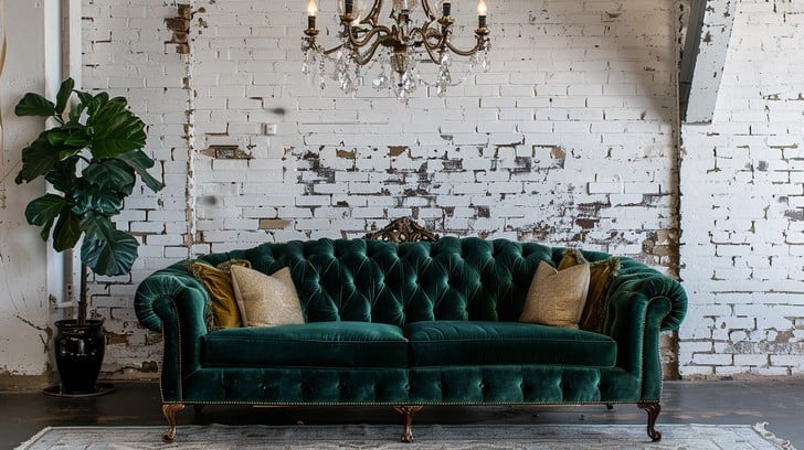 Green Smoke Living Room