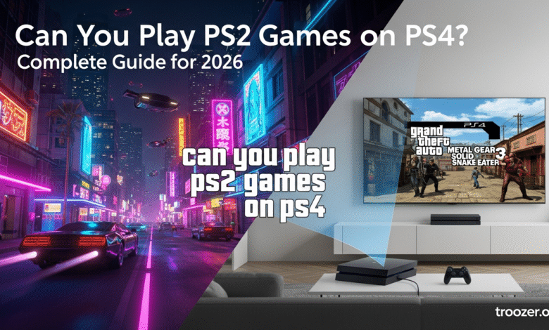 can you play ps2 games on ps4